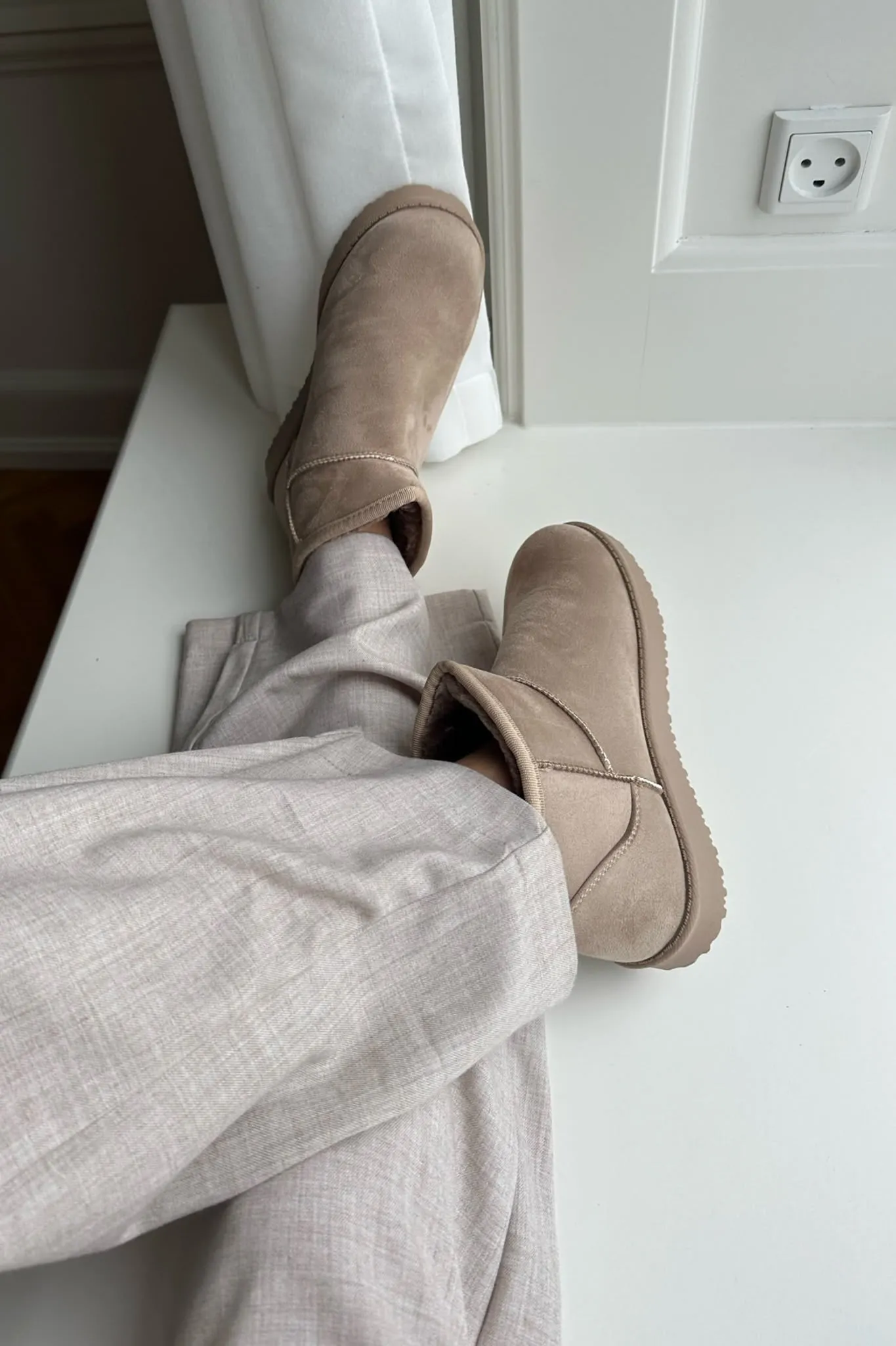 Nessa Støvler - Beige
