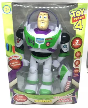 NEW Retails $80, Disney Toy Story 4 BUZZ LIGHTYEAR Action Figure Amine Doll Robot Toy Kids Gift, package is distressed, contents are perfect