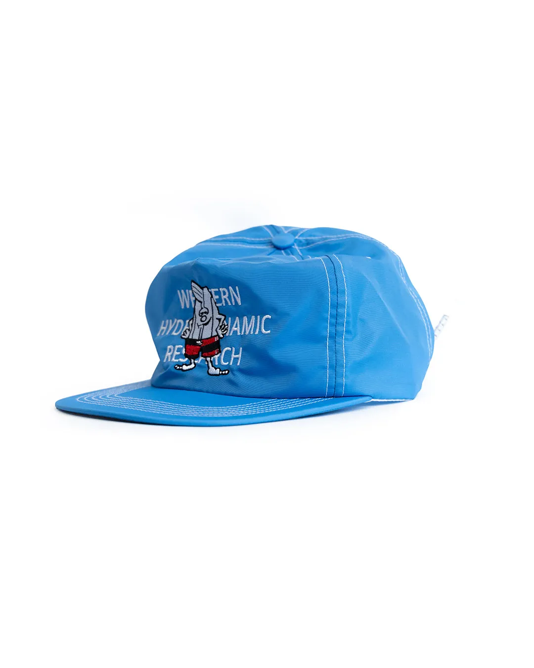 Nylon 5-Panel Hat - WHR Sky Blue
