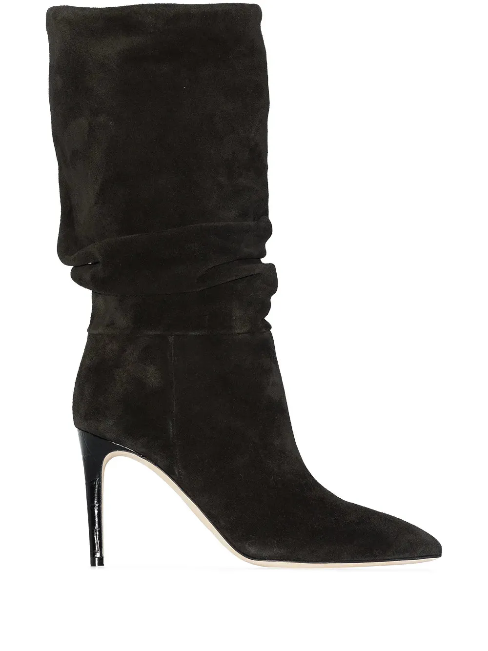Paris Texas slouchy suede 85mm ankle boots
