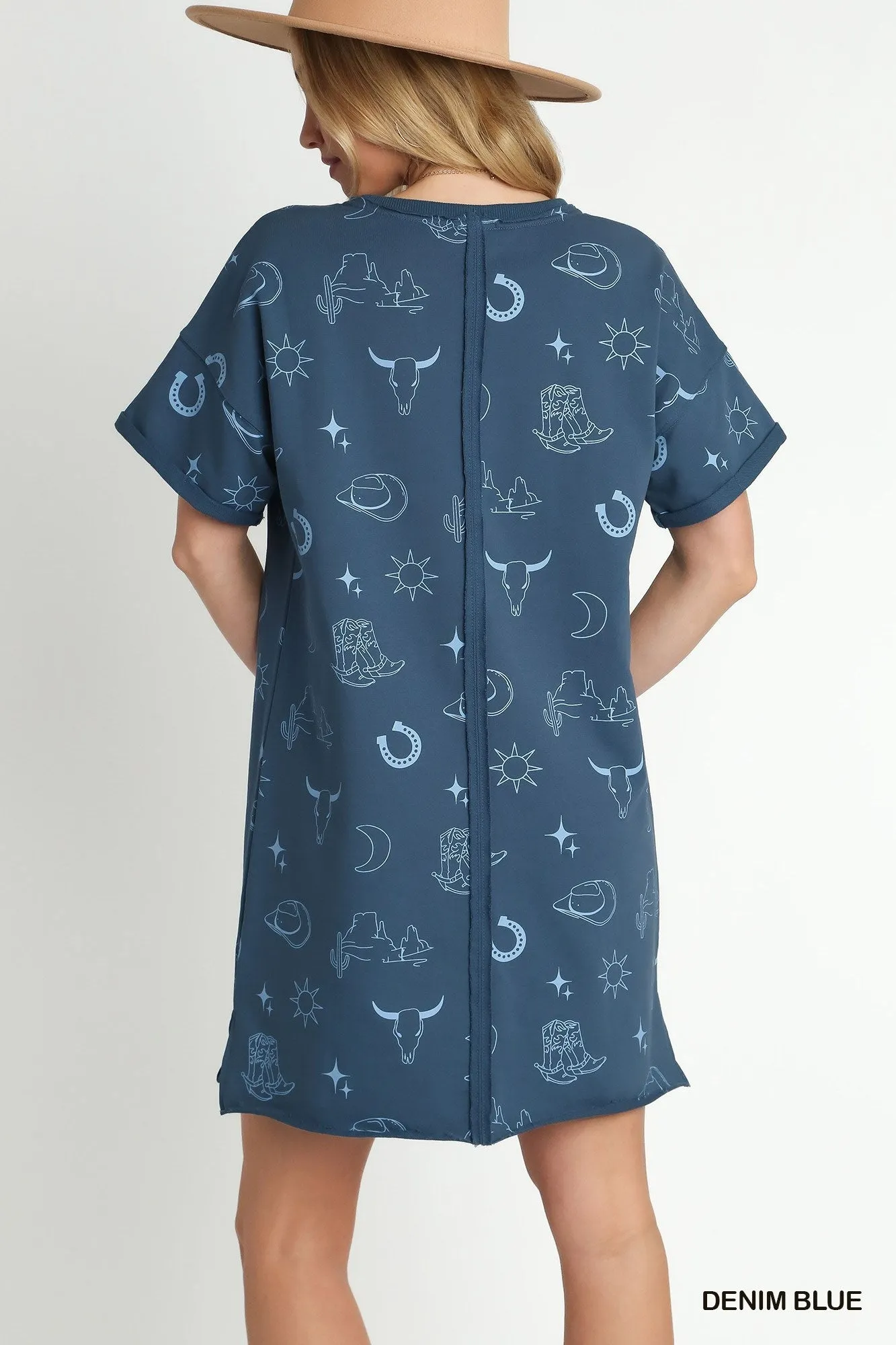 Perfect for the Rodeo Denim Blue Dress