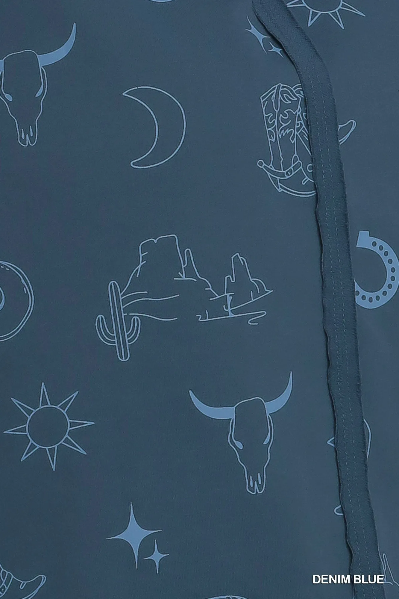 Perfect for the Rodeo Denim Blue Dress