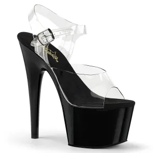 Pleaser Adore 708 Black/Clear