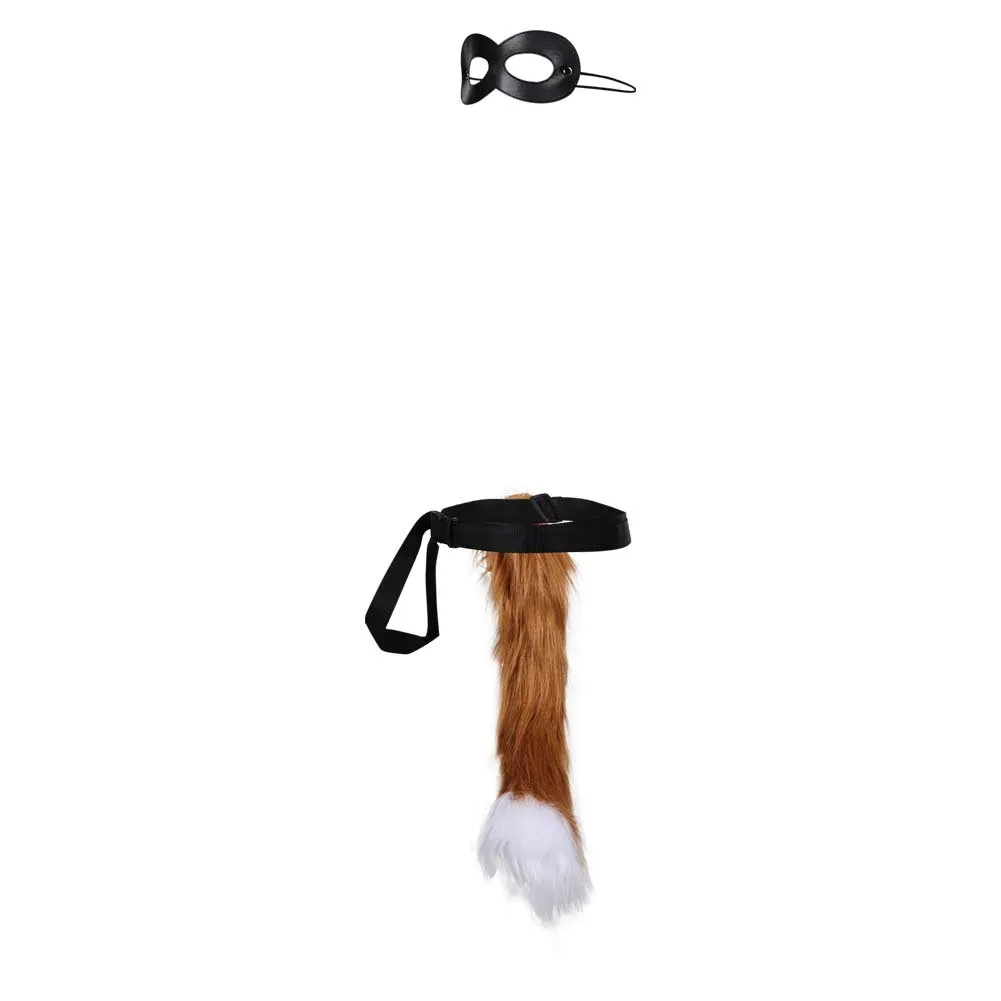 Puss in Boots The Last Wish Tail&Eye Mask Kids Children Cosplay Accessories Props