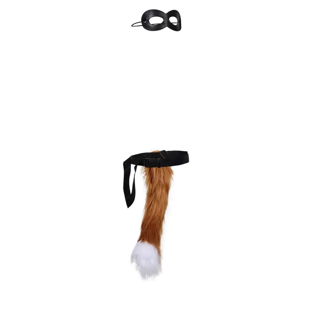 Puss in Boots The Last Wish Tail&Eye Mask Kids Children Cosplay Accessories Props