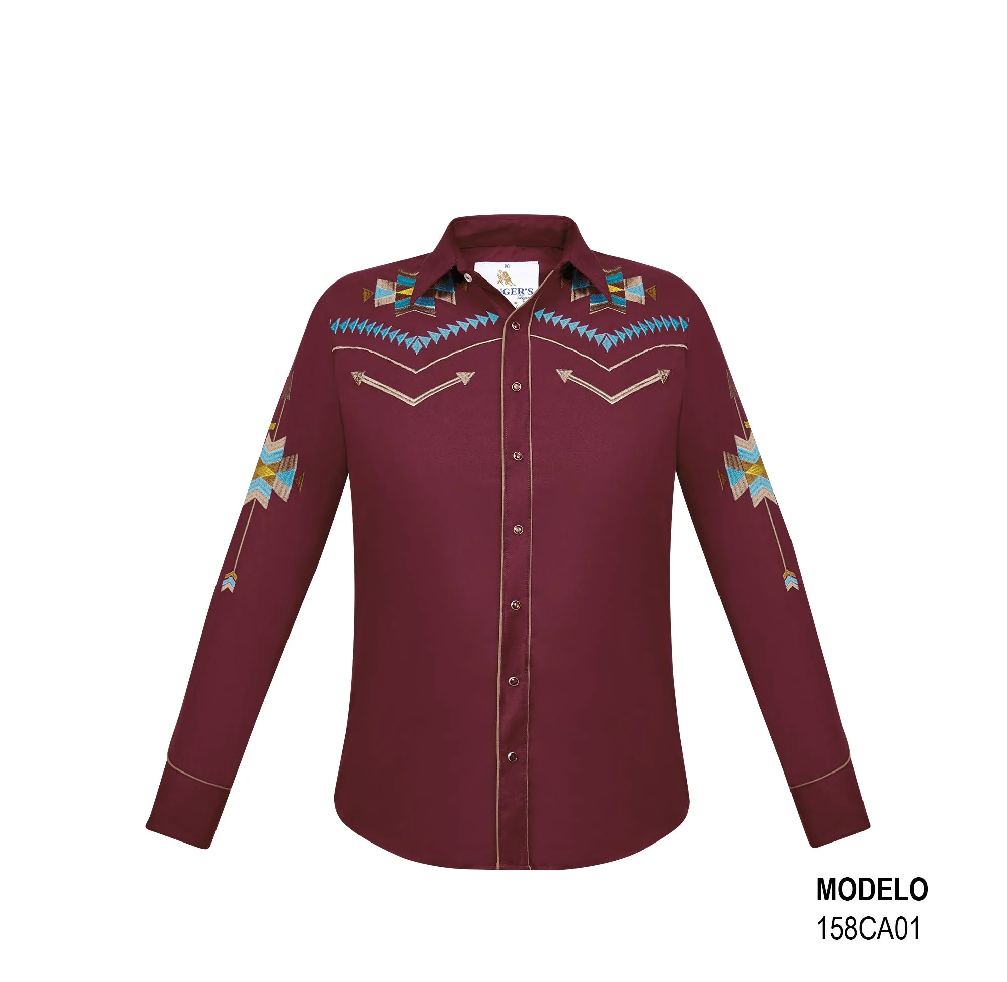 Rangers Aztec 158CA01 Burgundy