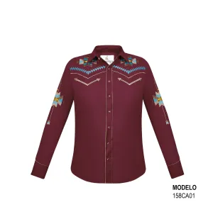 Rangers Aztec 158CA01 Burgundy