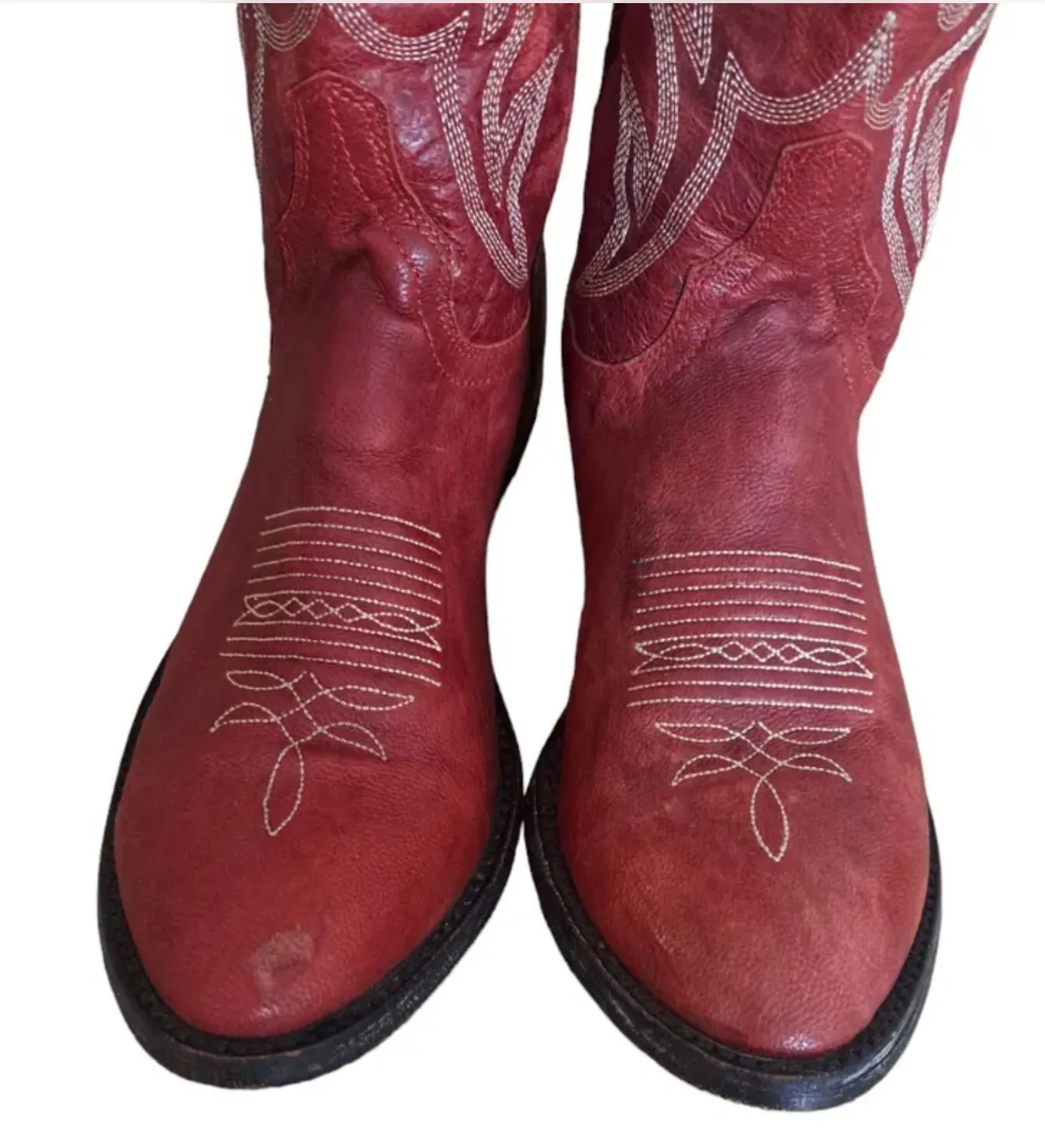 Red Old Gringo Razz Boots Preowned 7.5