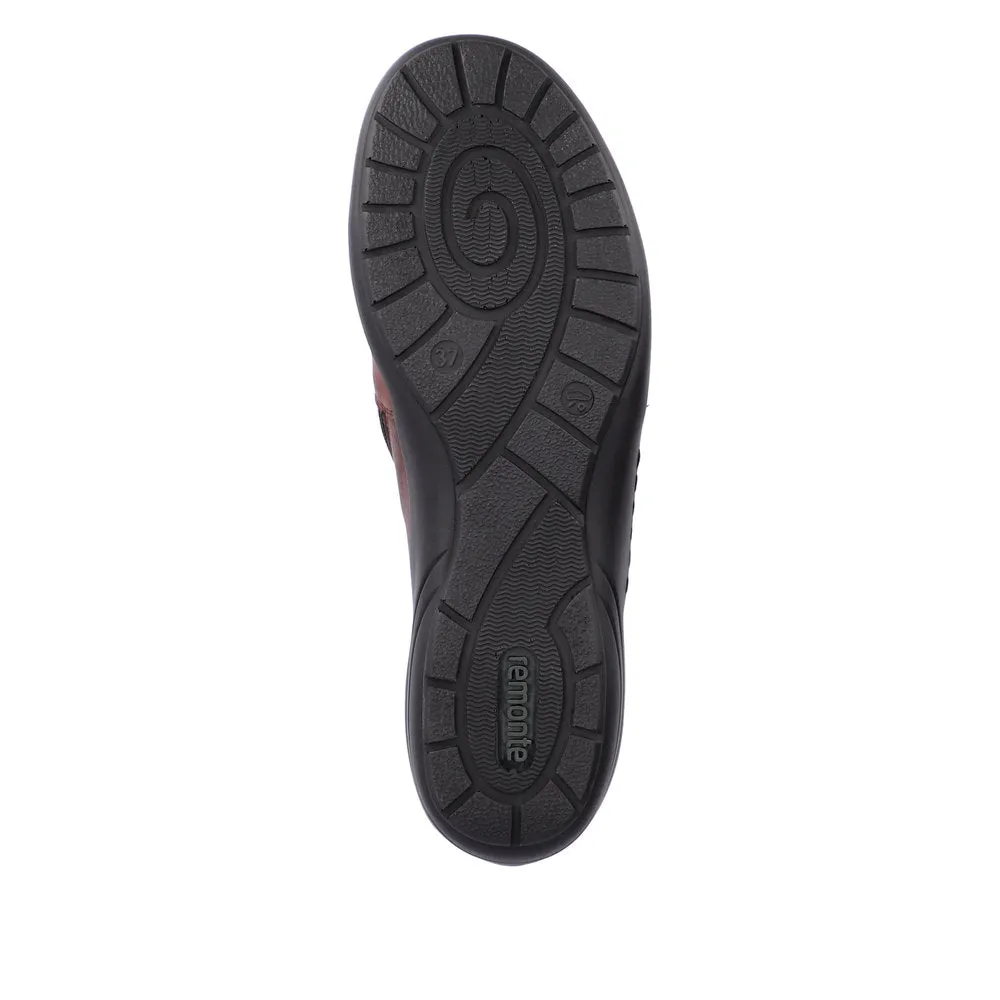 Remonte High Cut Shoe Burguandy/Multi