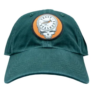 Richardson MTS Skull Logo 320 Washed Chino Dark Green Hat