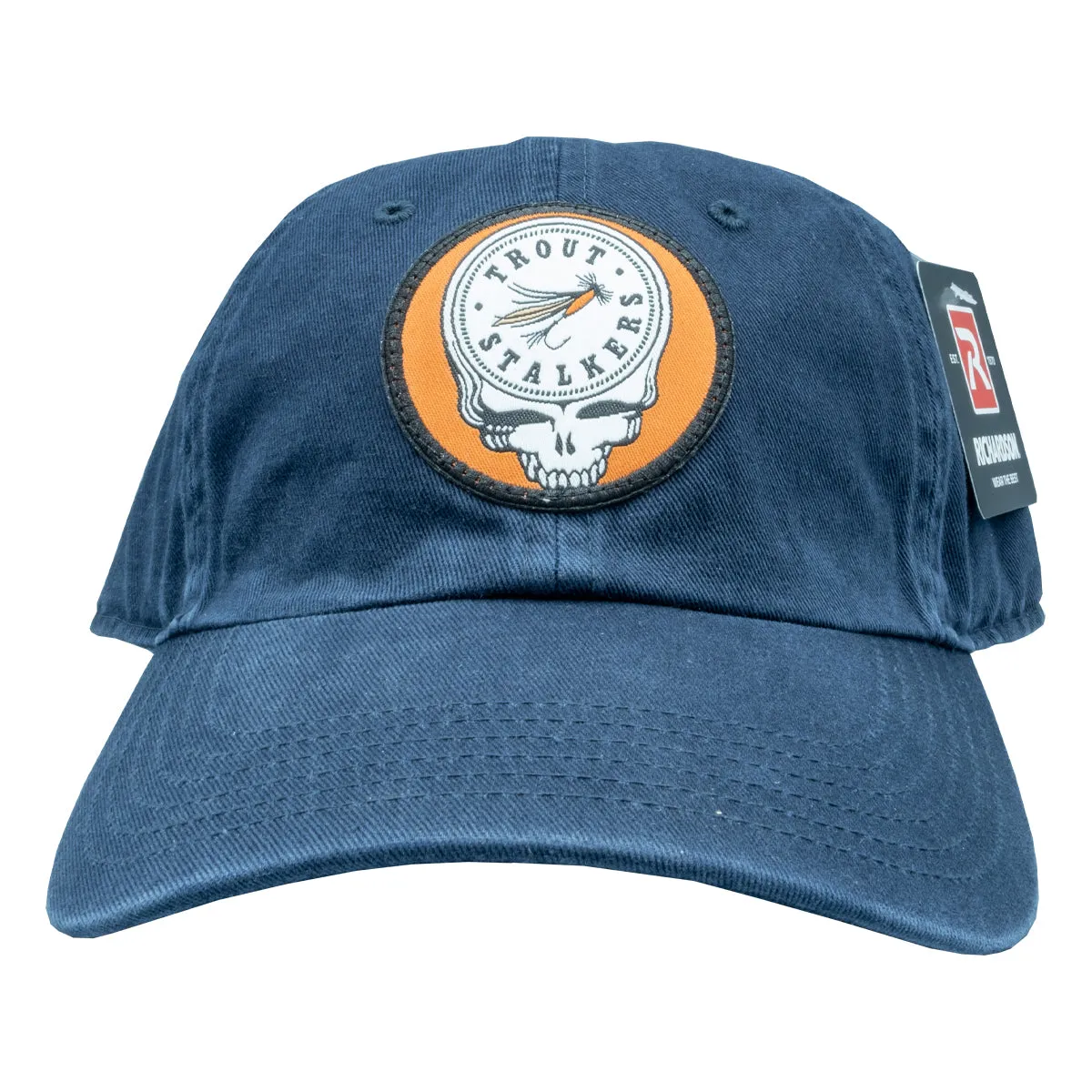 Richardson MTS Skull Logo 320 Washed Chino Navy Hat
