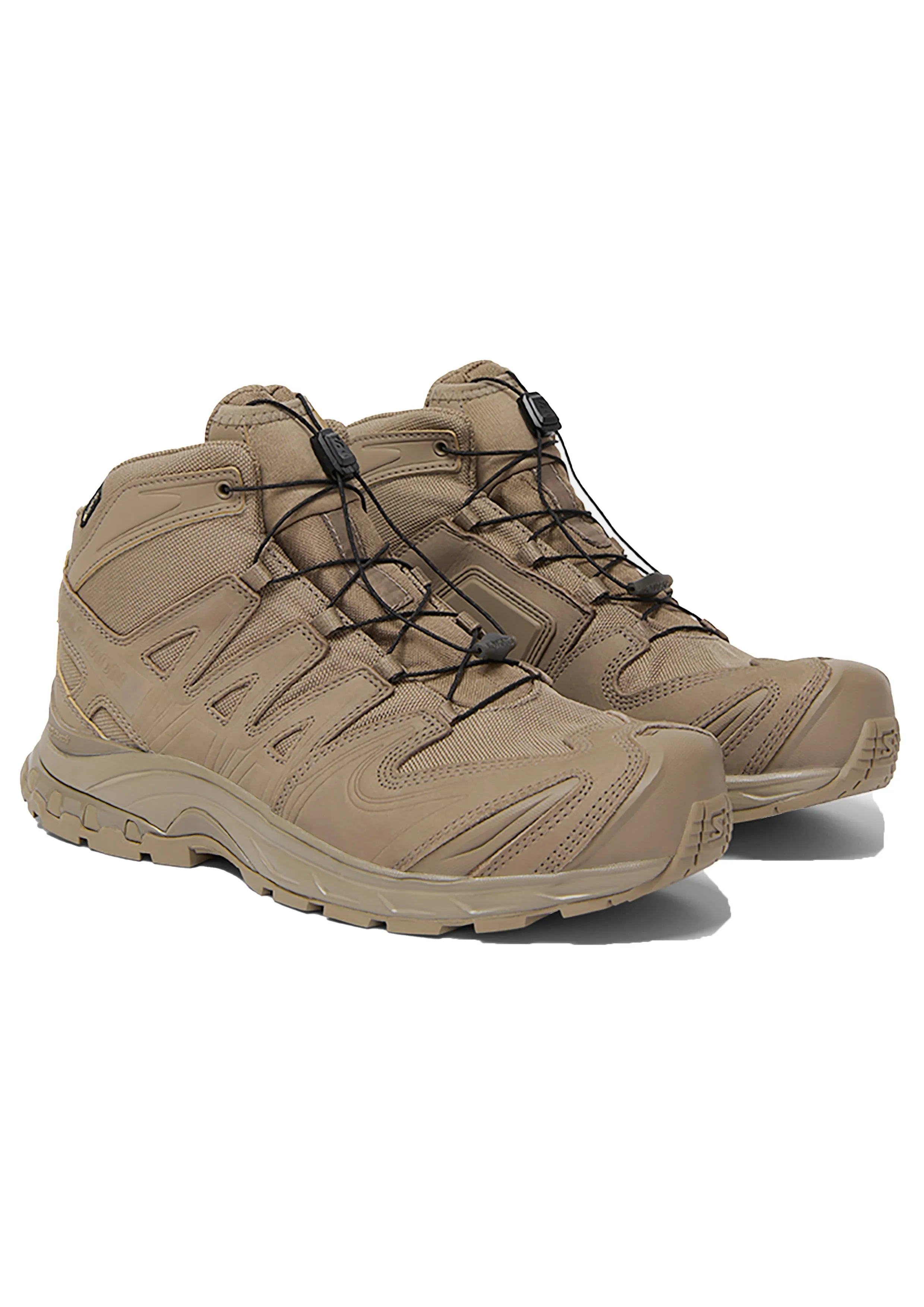 RIER - SALOMON XA MID GTX x RIER - TREKKING BOOTS ARGILE