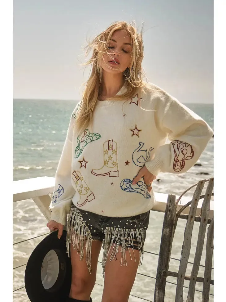 Rikki Western Sweater