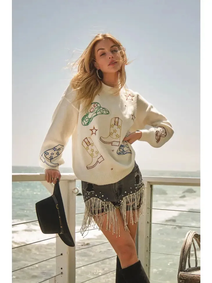 Rikki Western Sweater