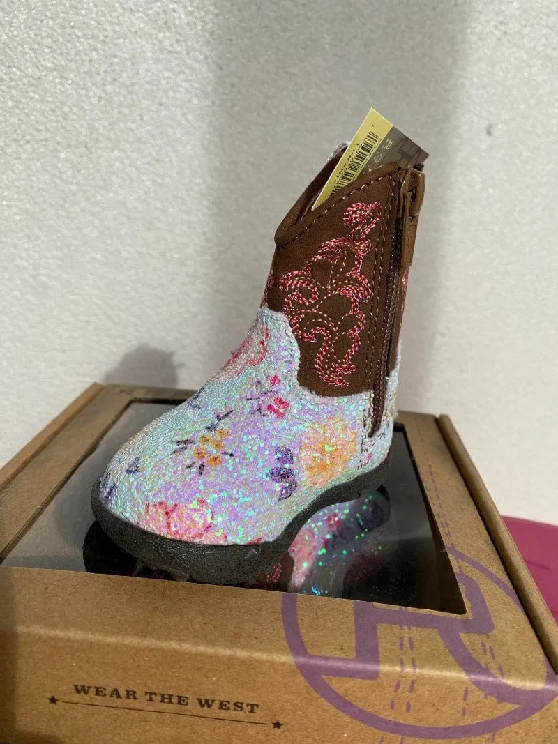 Roper Boots Cowbaby Glitter Floral