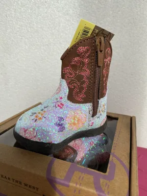 Roper Boots Cowbaby Glitter Floral