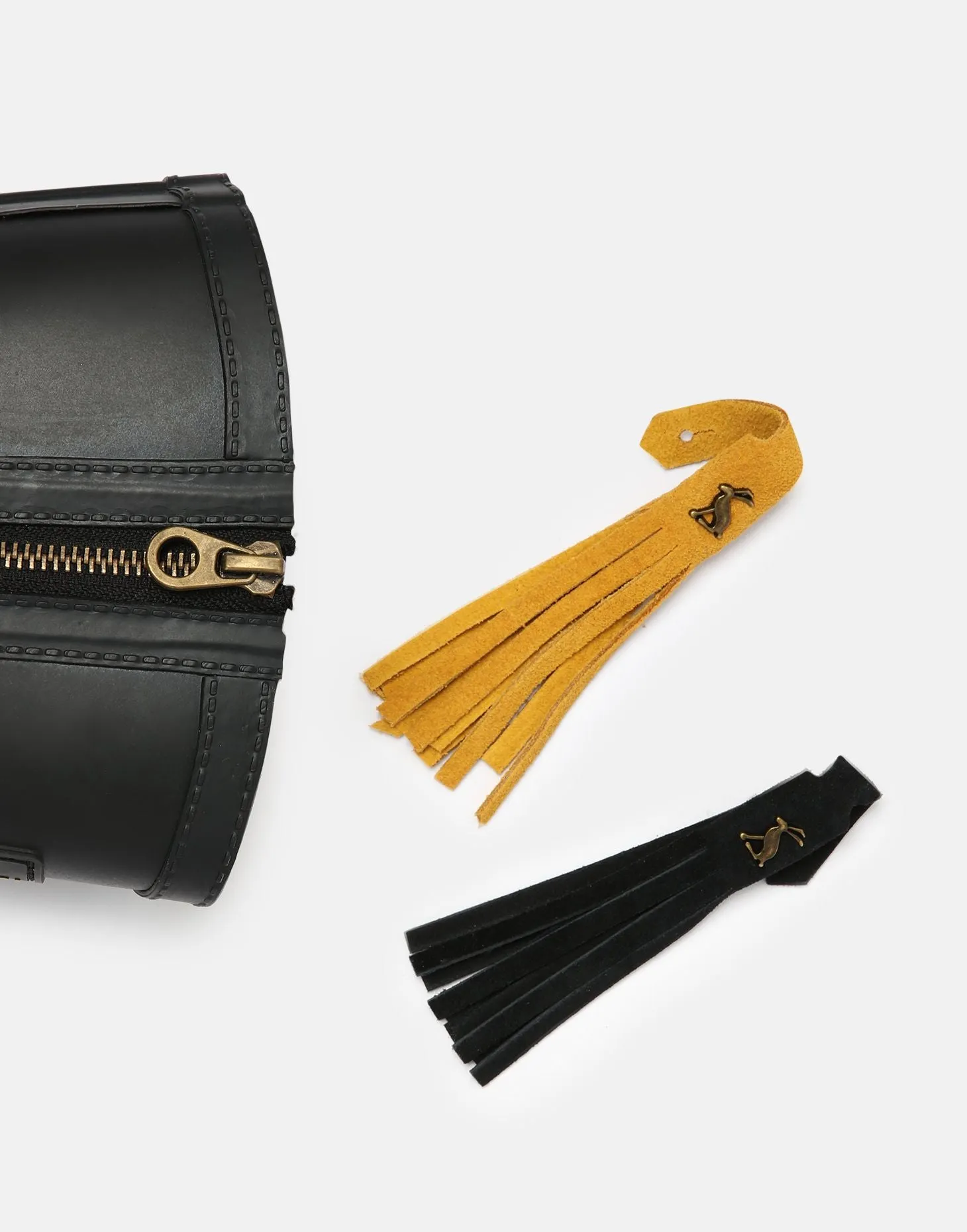 Rosalind mid-height rain boots w/interchangeable tassel