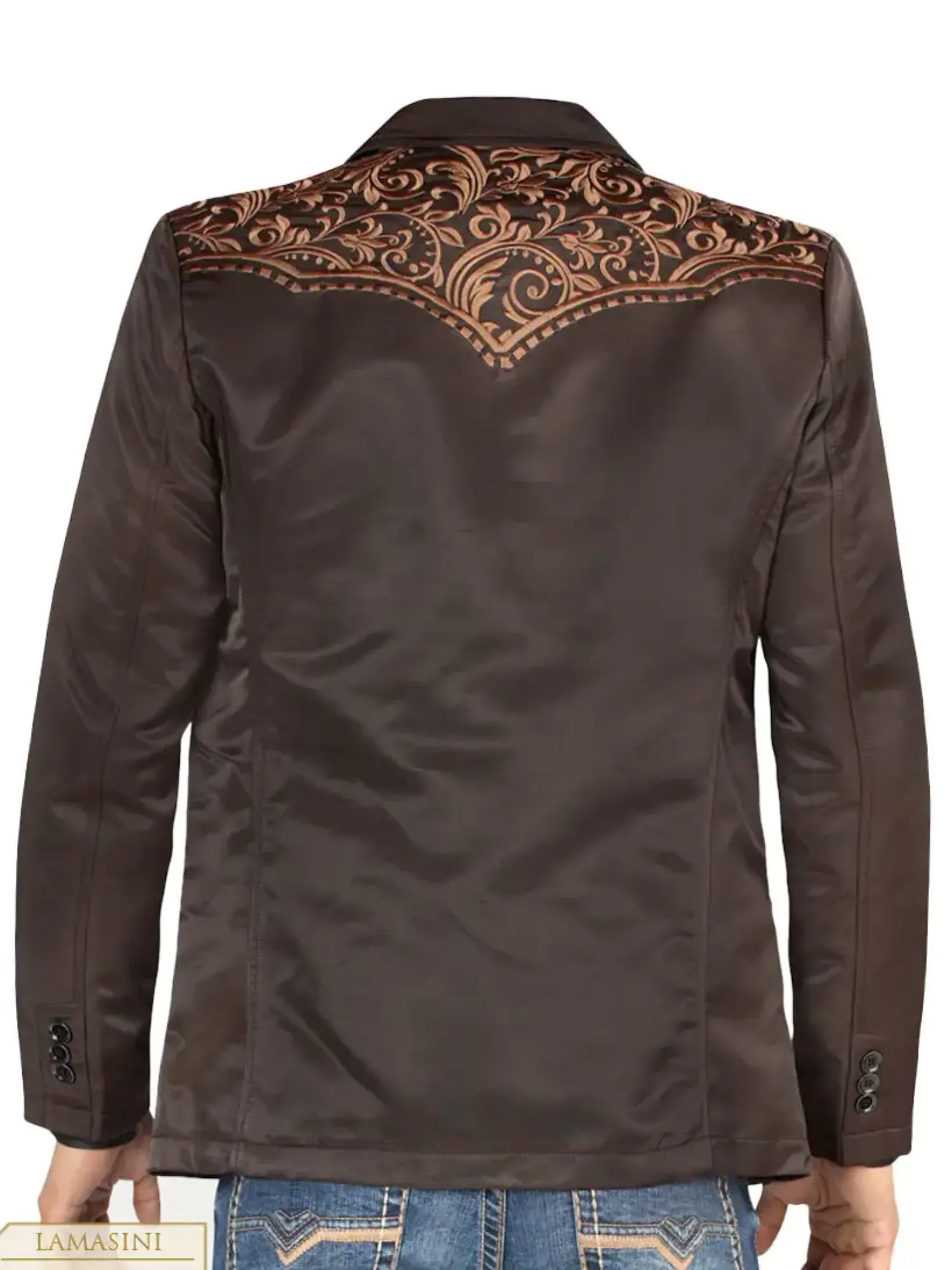 Saco Vaquero Bordado para Hombre 'Lamasini' - ID: 506
