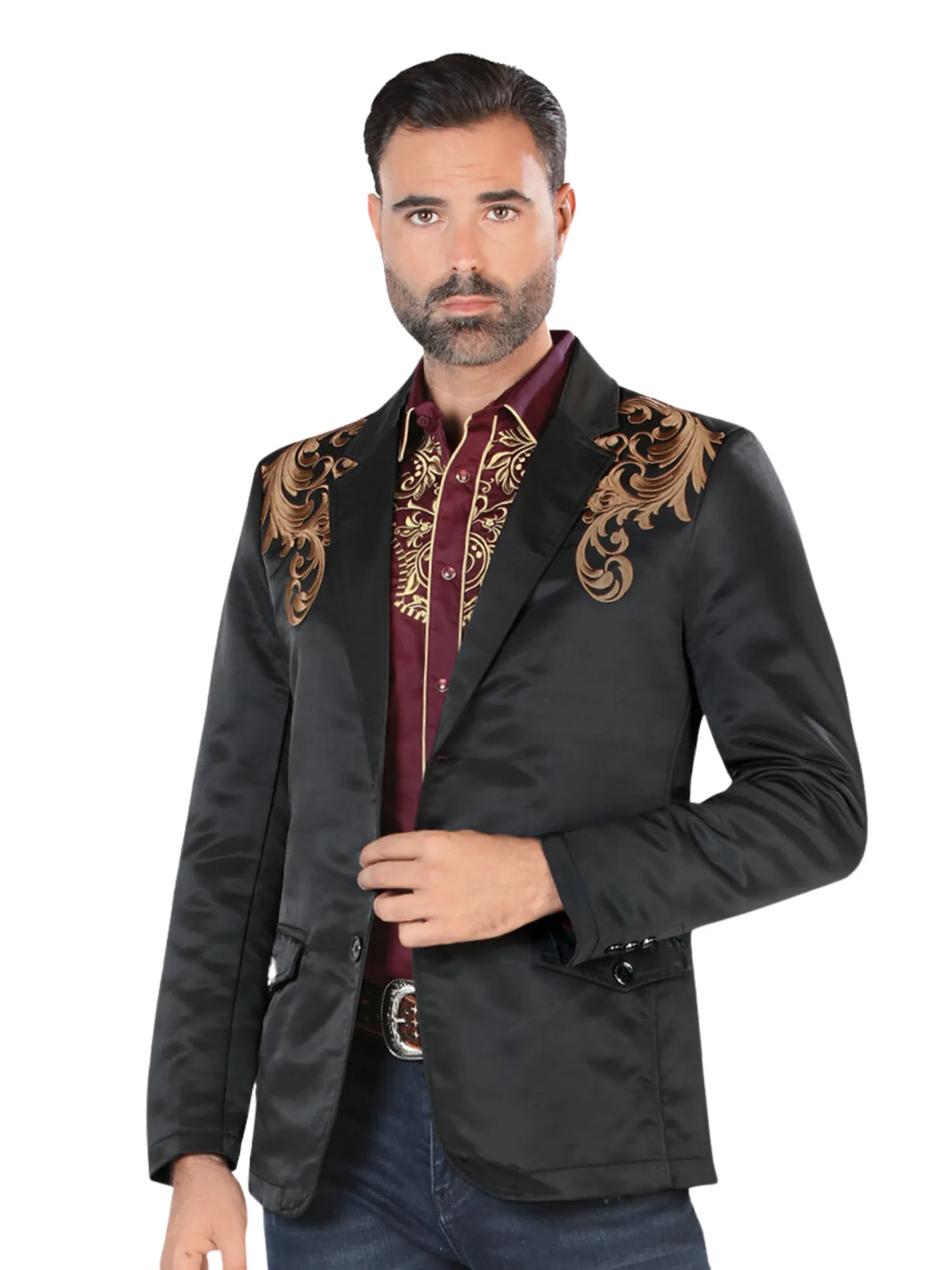 Saco Vaquero Bordado para Hombre 'Montero' - ID: 2173