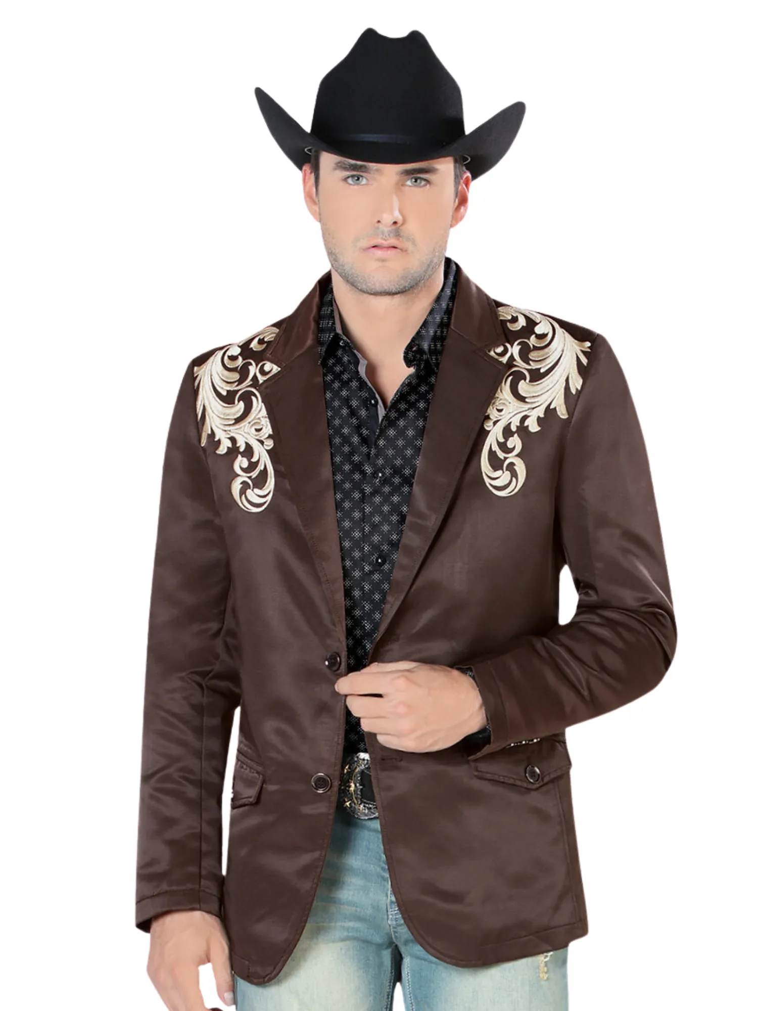 Saco Vaquero Bordado para Hombre 'Montero' - ID: 2173