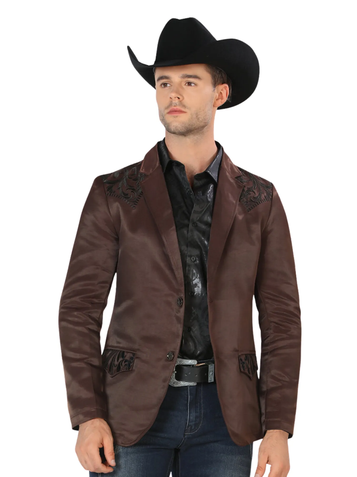 Saco Vaquero Bordado para Hombre 'Montero' - ID: 2178