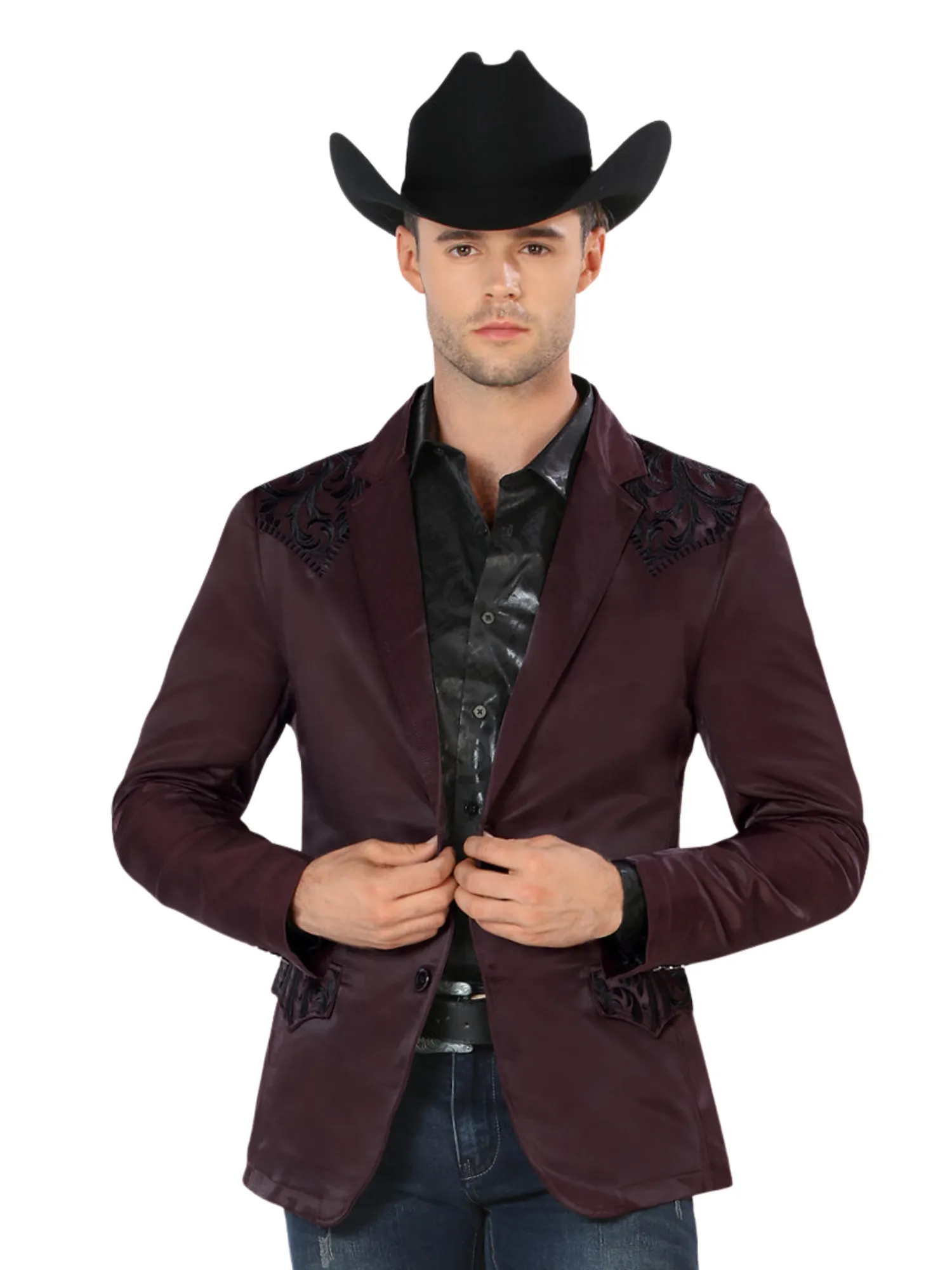 Saco Vaquero Bordado para Hombre 'Montero' - ID: 2178