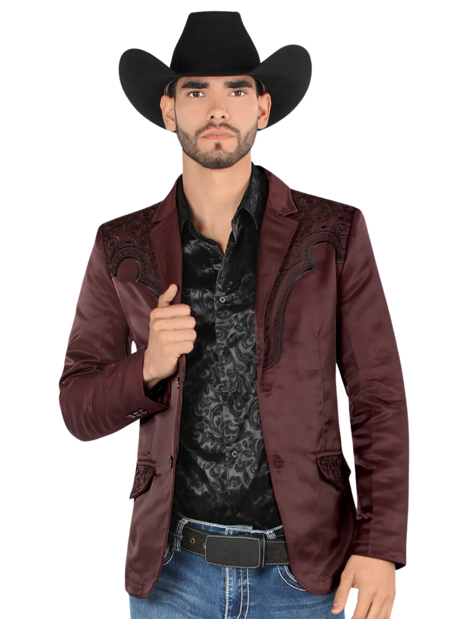 Saco Vaquero Bordado para Hombre 'Montero' - ID: 2179