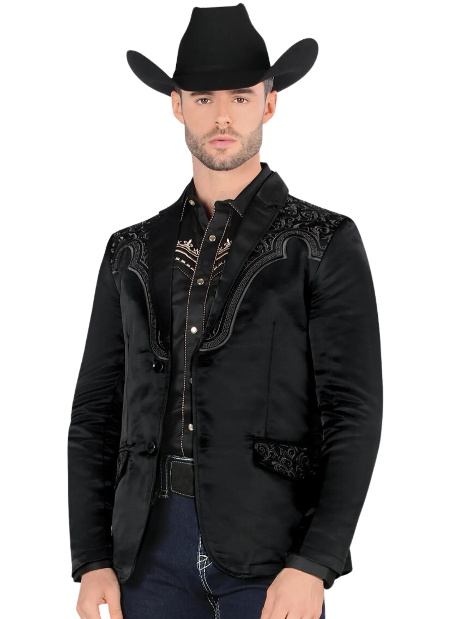 Saco Vaquero Bordado para Hombre 'Montero' - ID: 2179