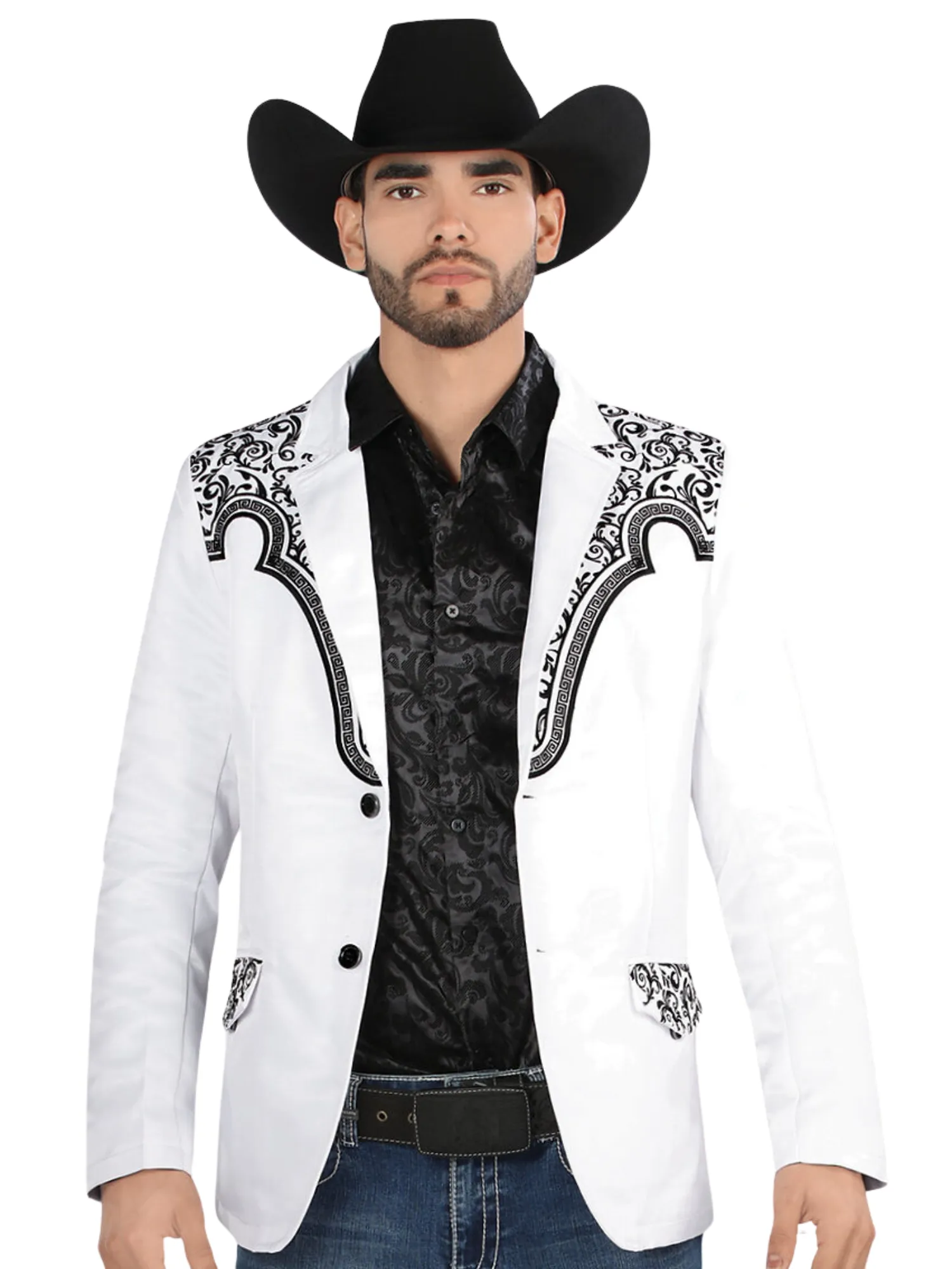 Saco Vaquero Bordado para Hombre 'Montero' - ID: 2179