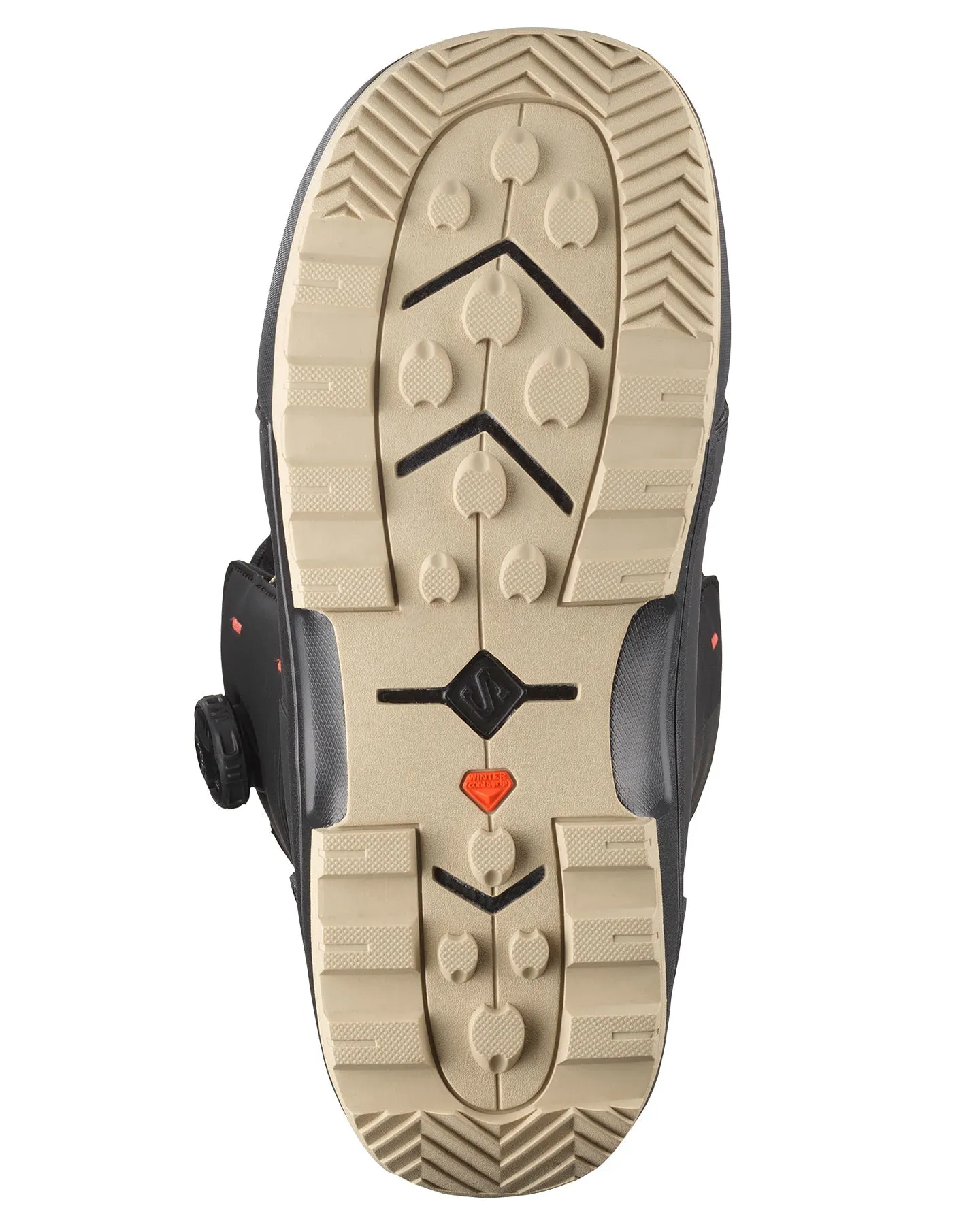 Salomon Echo Dual Boa Wide Snowboard Boot - Spray Green / Black / Hot Coral