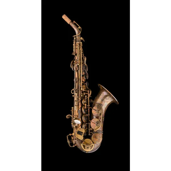 Schagerl Superior 1VB Curved Bb Soprano Saxophone – Vintage finish