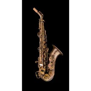 Schagerl Superior 1VB Curved Bb Soprano Saxophone – Vintage finish