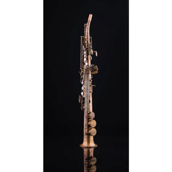 Schagerl Superior PRO 2BV Bb Soprano Saxophone – Vintage finish