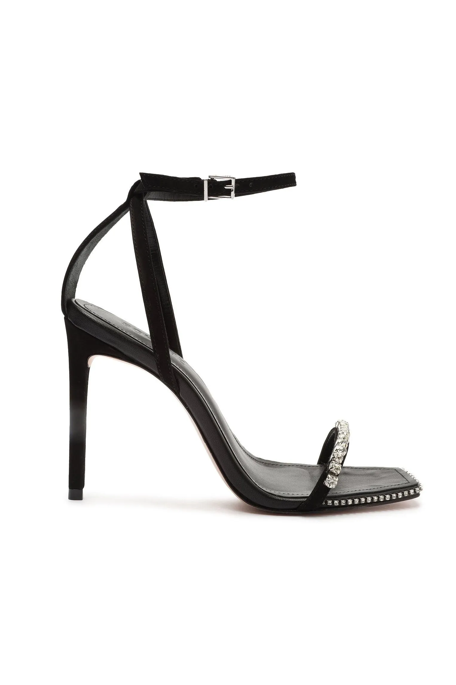 SCHUTZ | Loule Rhinestone Sandal - Black