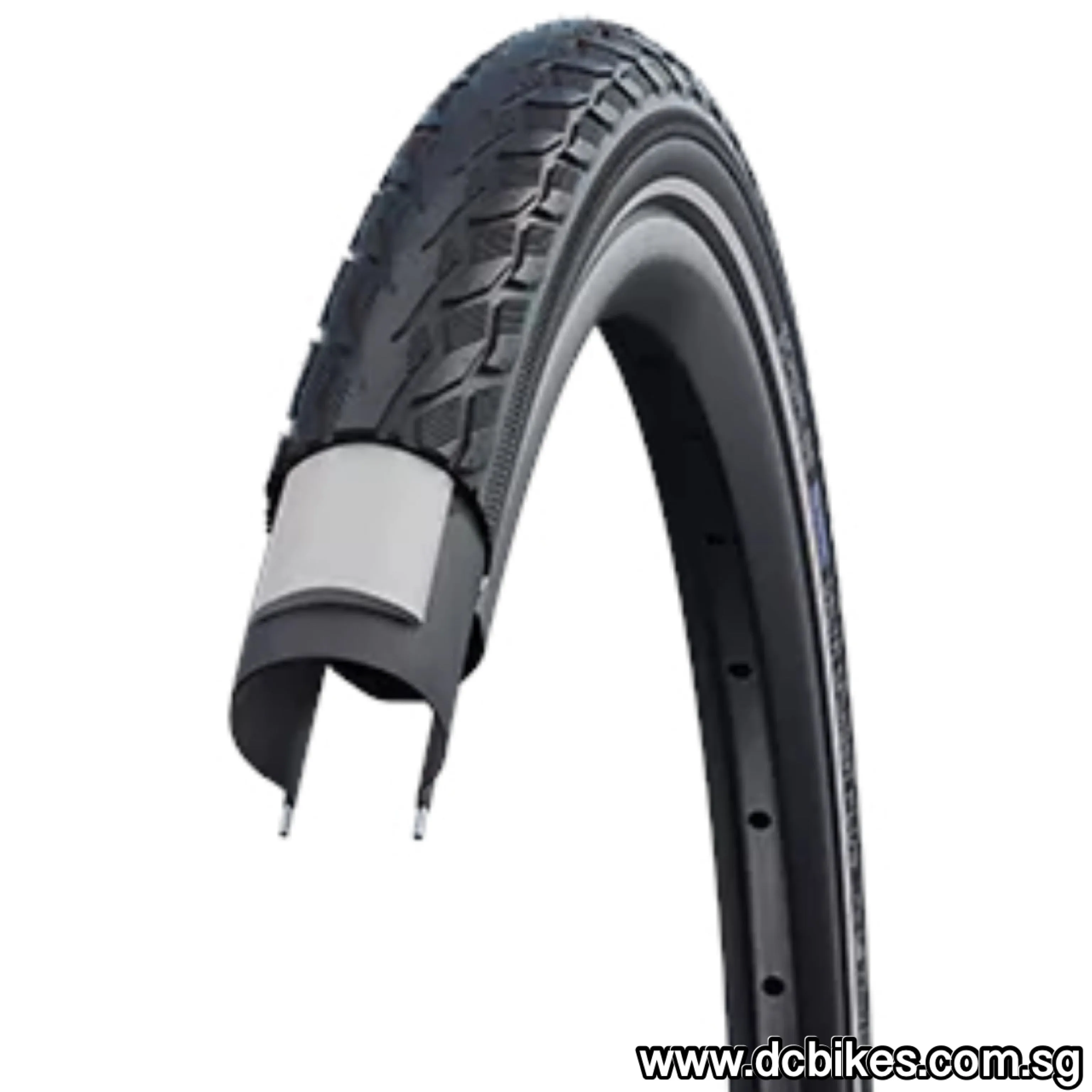 Schwalbe 26 | 28/29 X 2.0 Delta Cruiser Plus Trekking Puncture Guard Green Compound Reflex Wired Tyres - Etrto :  50-559 | 622 (1 Tire)