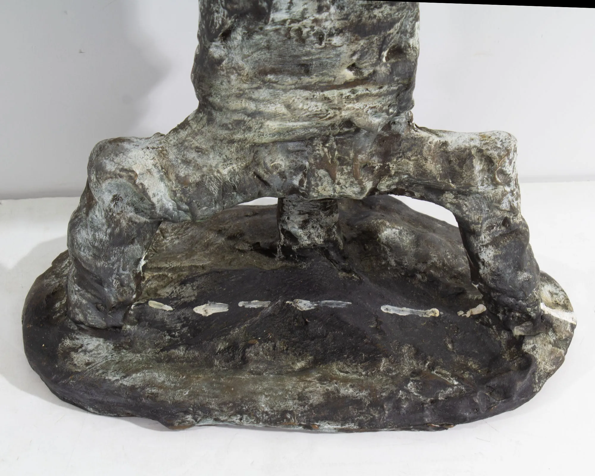 ShanZuo and DaHuang Zhou Signed 1992 Limited Edition Abstract Sculpture