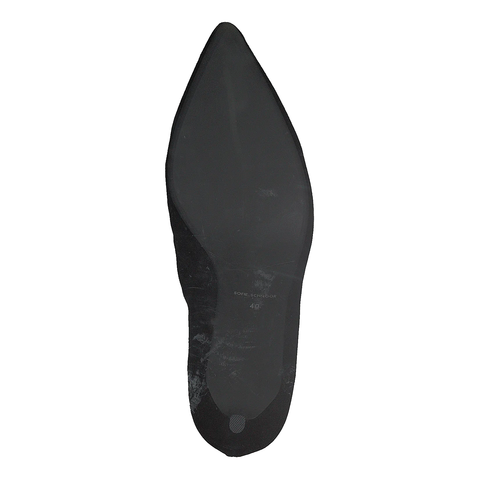 Shoe Stiletto Velvet Black