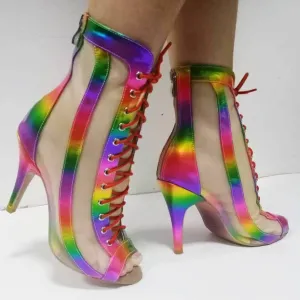 Sierra Pride - Rainbow - Suede Sole - Dance Floor Only