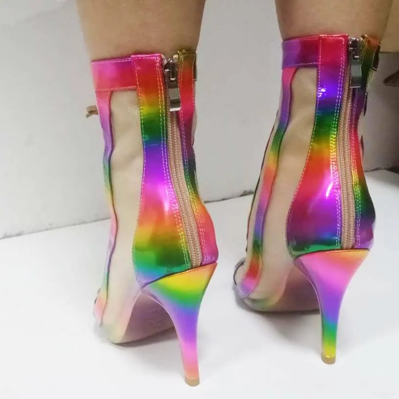 Sierra Pride - Rainbow - Suede Sole - Dance Floor Only