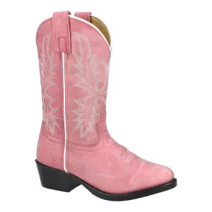 Smoky Mountain Childrens Girls Denver Pink Leather Western Boot 3400C