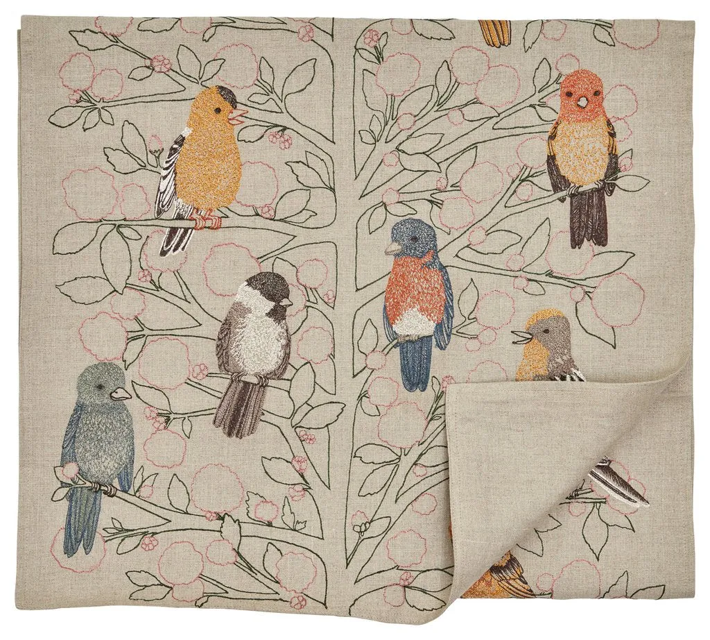 Songbirds Tree Table Runner