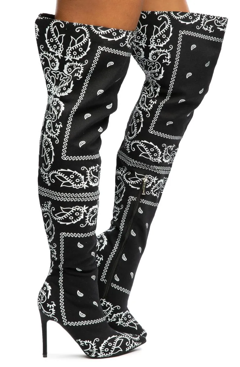 Spring High Heel Thigh High Boots