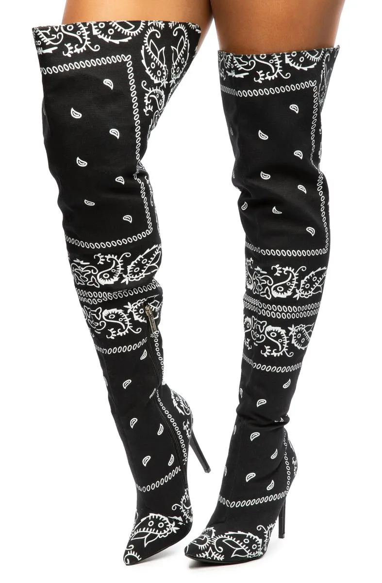 Spring High Heel Thigh High Boots