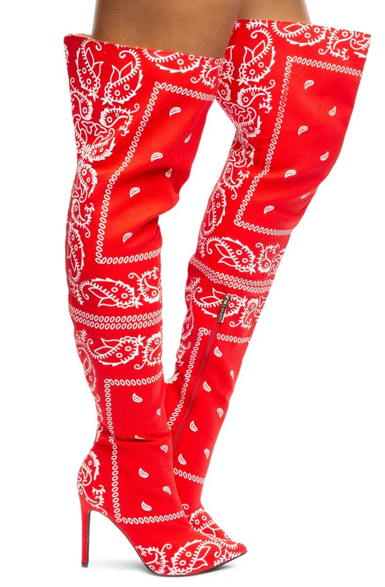 Spring High Heel Thigh High Boots