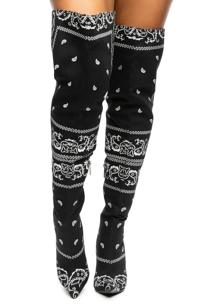 Spring High Heel Thigh High Boots