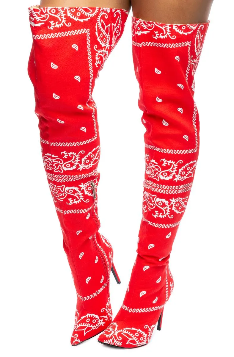 Spring High Heel Thigh High Boots