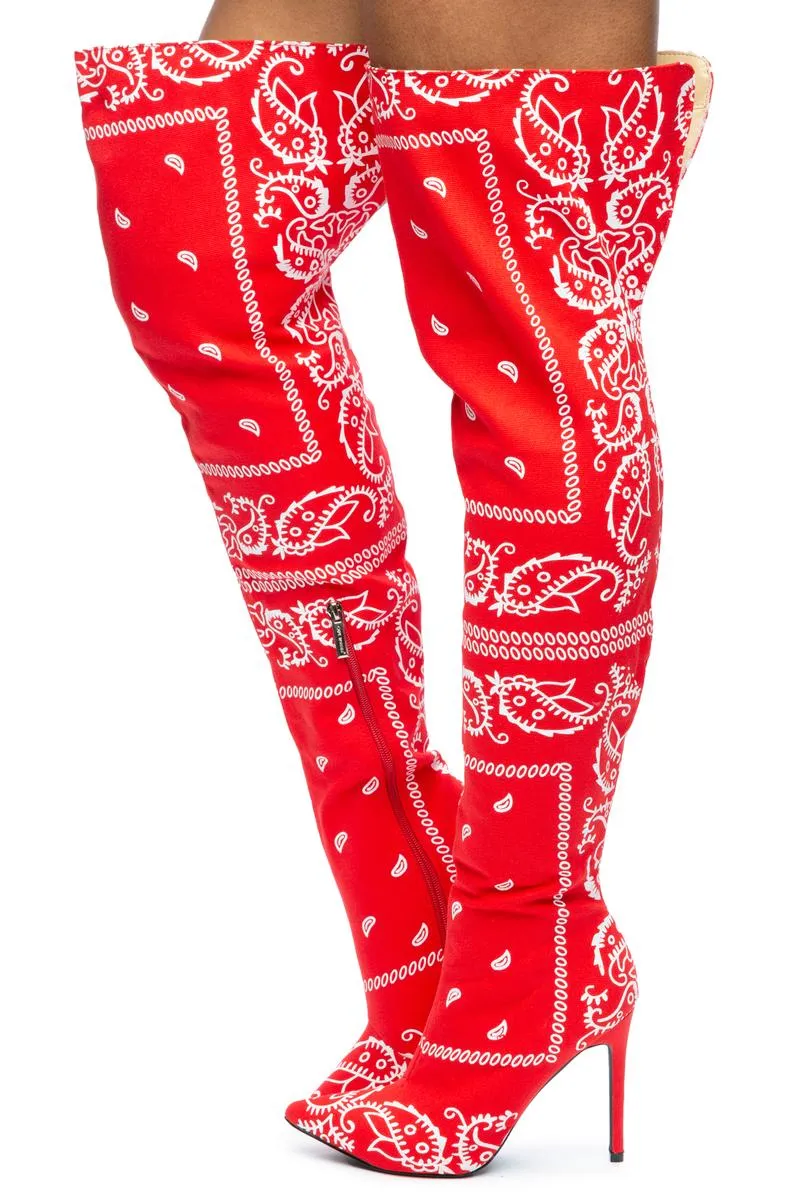 Spring High Heel Thigh High Boots