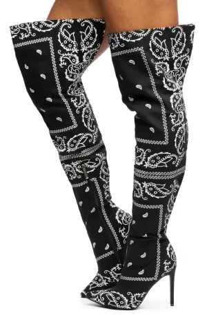 Spring High Heel Thigh High Boots