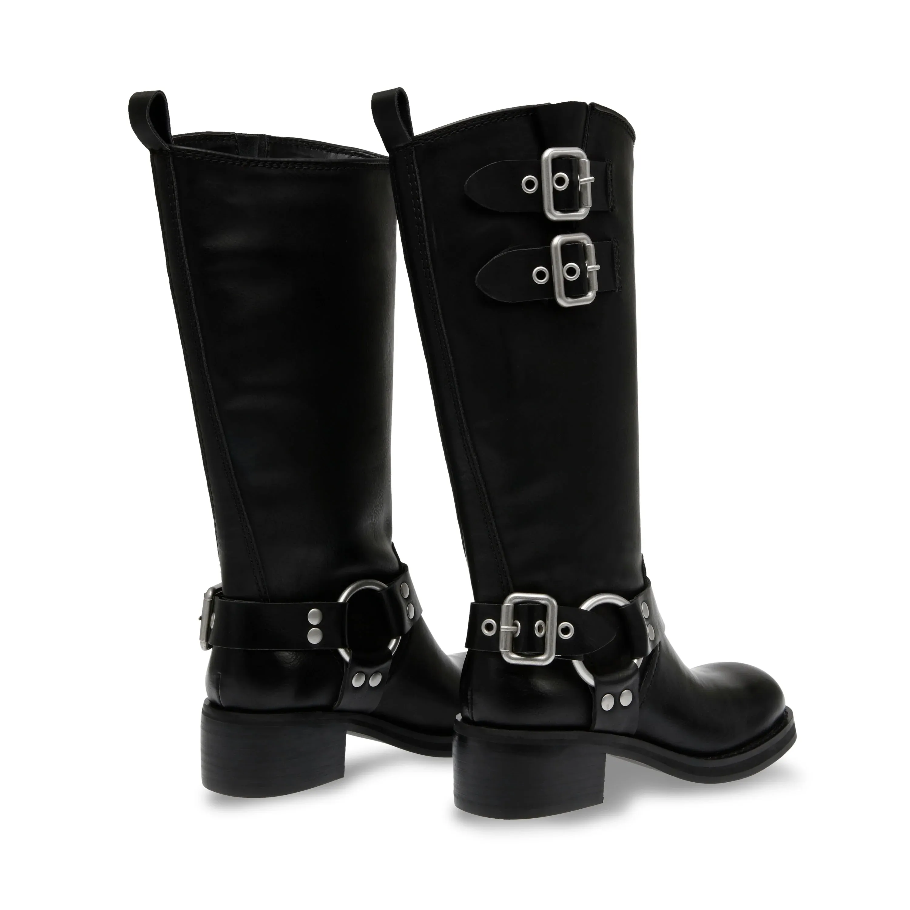 Steve Madden Eastern sort boots med spenner