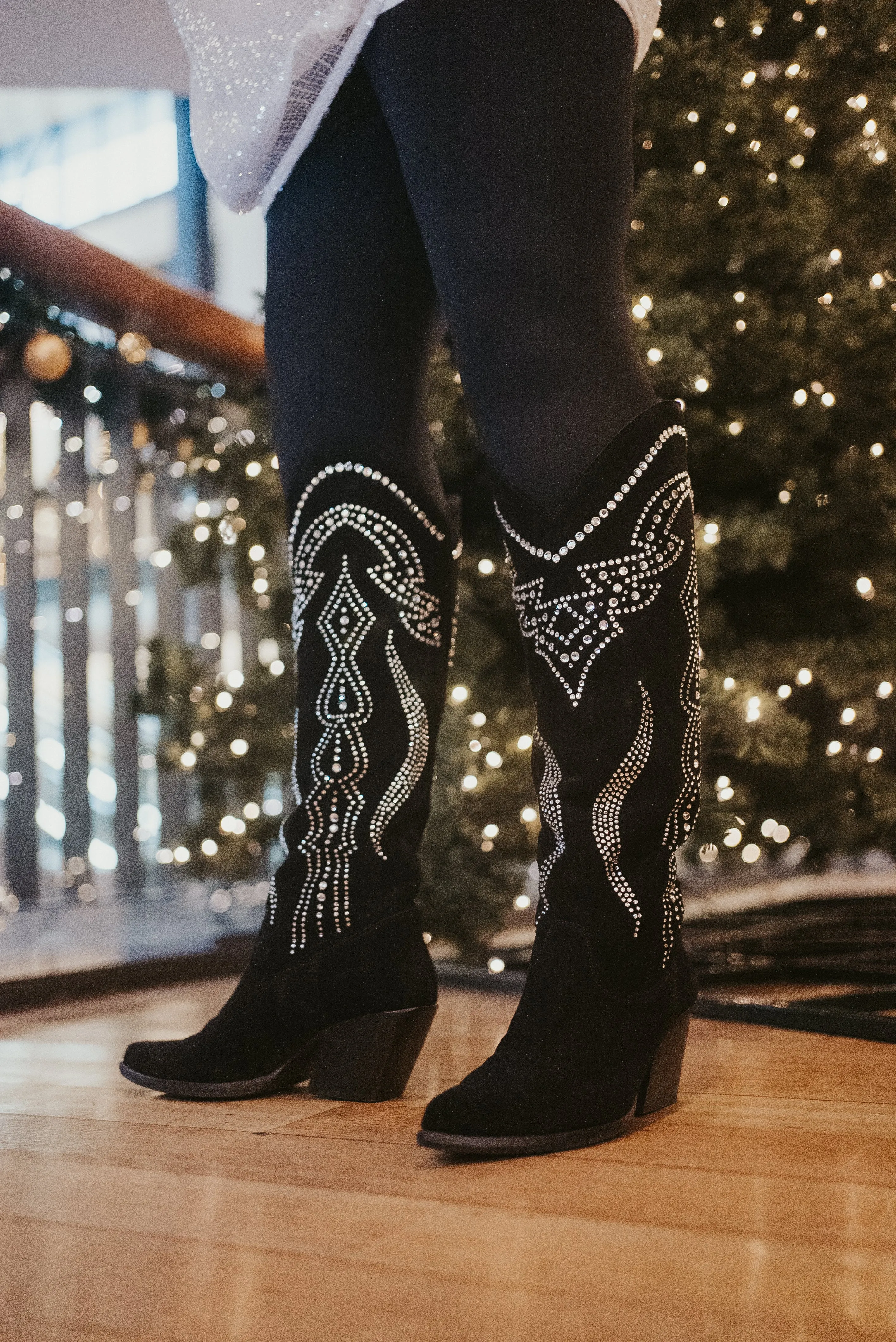 Strategia Semsket boots med strass stener